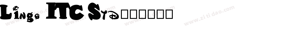 Lingo ITC Std字体转换